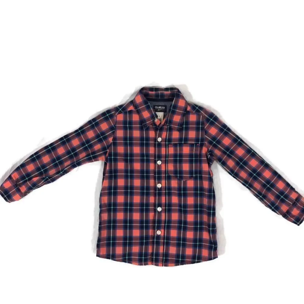 Lot of‎ 2 Boys Size 5 Button Up Shirts